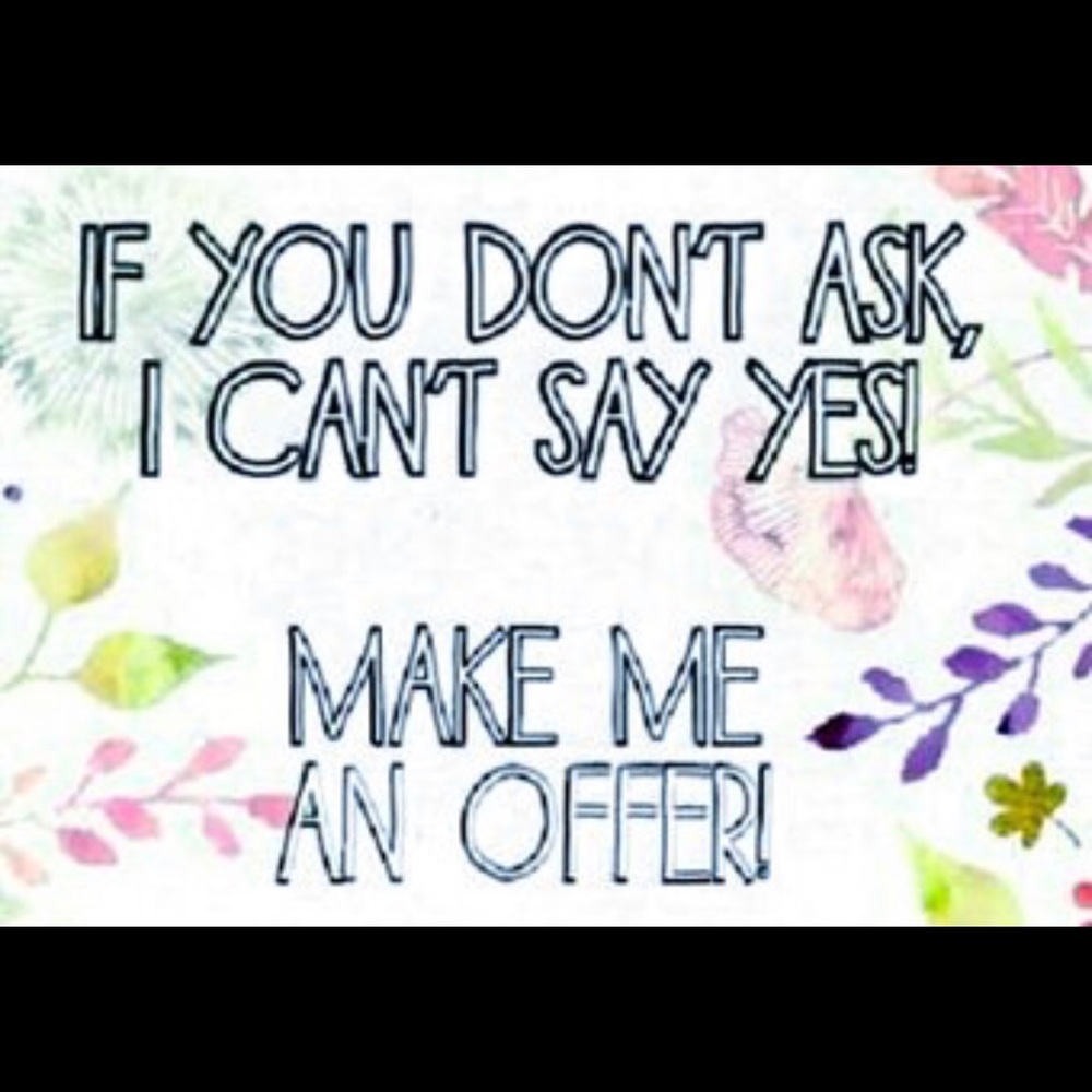☀️I absolutely love getting offers:))☀️